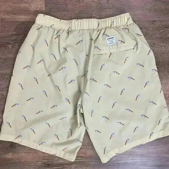 Mosmann Australia Swim Trunks Size Large 8" All Over Print Ice Cream Stretch - Picture 8 of 11